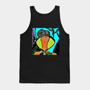 art deco summer hat Tank Top